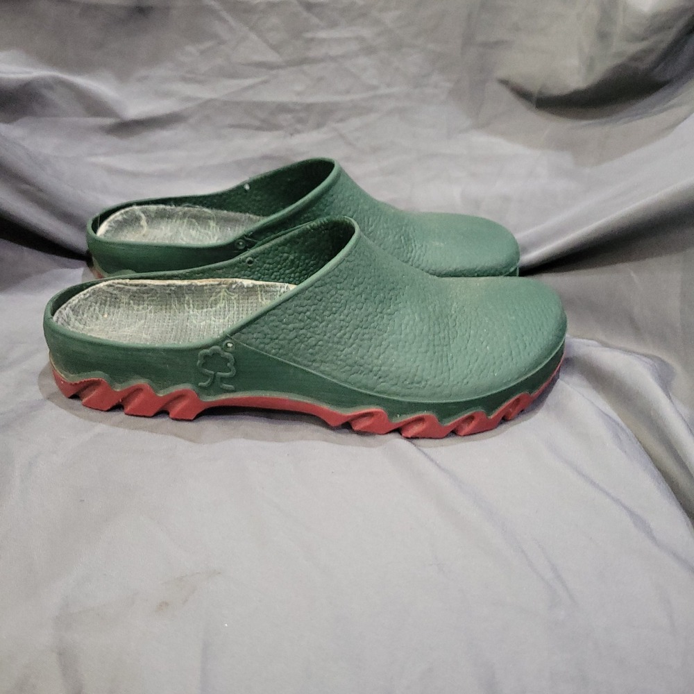 Parkside Garden Clogs Green Made In Italy Size UK 5/6, EUR 38/39, US 7/8